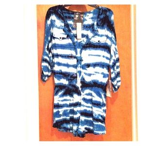 Young Fabulous and Broke Tie Dye Romper size M